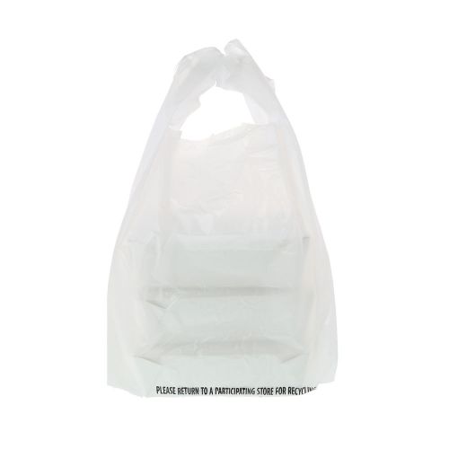 Royal 11.5&#034; x 6.5&#034; x 22&#034; Plain White Bags - 1/6 Thick, Package of 1,000, RPPWB6