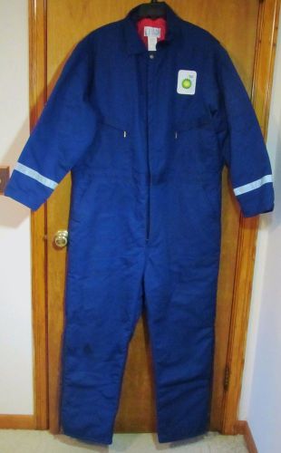 Rare lion apparel bp oil gas station men&#039;s work uniform coveralls size 52-54 xxl for sale