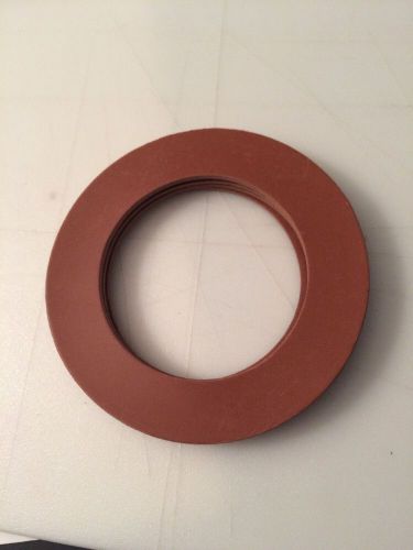 Red Rubber SBR Gasket 1/8&#034; thick    2 1/16&#034; OD X 1 1/2&#034; ID Gasket 5 Pcs