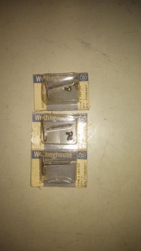 WESTINGHOUSE FH17 NEW IN PACK OLD STOCK THERMAL HEATER OVERLOAD LOT OF 3  #B44