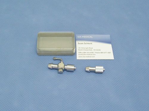 Luer Lock Connector and Stopcock Adaptor, compare to Karl Storz 27502