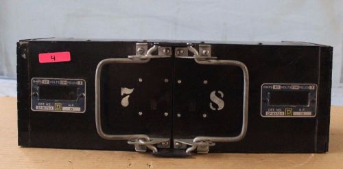 Square d 60 amp 575 volt 3 pole model df 8172-1 twin panel switch free shipping for sale
