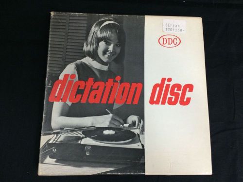 Dictation Disc DDC Shorthand Speed Development 45 RPM RECORDS  #440 EUC!