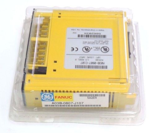 NEW SEALED GE FANUC A03B-0807-C107 I/O MODULE 115VAC 16PT A03B-0807-J107 AIA16G