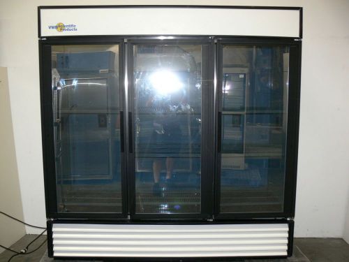VWR GDM-72  3 Door Deli Style Laboratory Refrigerator +4 C w/ Outlets &amp; Ports