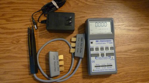 B&amp;k precision 885 meter, lcr/esr, with smt test probe + shorting bar for sale