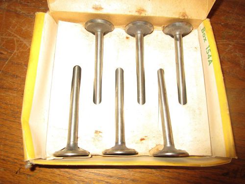 Oliver tractorS-55,550,S66,S-77,770,1550,1555 BRAND NEW (6) intake valves N.O.S.