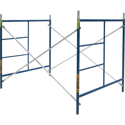 Metaltech single lift scaffold set - 5ft. x 5ft. x 7ft., #m-mfs606084 for sale