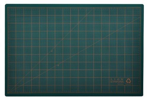 Lion post consumer recycled cutting mat, 12 x 18 inches, green, 1 mat (cm-45c) for sale
