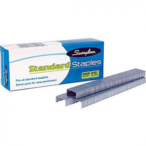 Swingline Standard Staples 1/4&#034; 5000 per box For Use with Standard Staplers