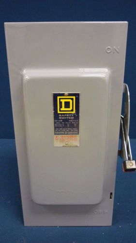 Square d - h363 - safety switch, fusible, 100a, 600vac, 3ph for sale
