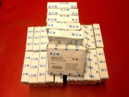 26 eaton/cutler-hammer miniature circuit breakers pn# wmzs1c03 no reserve!#0027 for sale