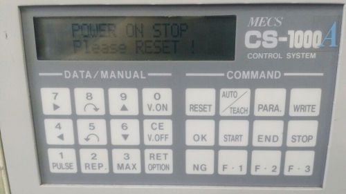 MECS CS-1000A ROBOT CONTROLLER UTXN1010HG POWER ON TESTED
