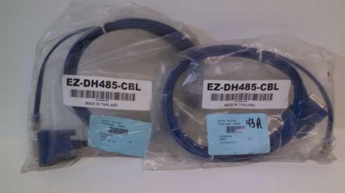 LOT OF (2) NEW OLD STOCK! EZ AUTOMATION CABLES W/ CONNECTORS EZ-DH485-CBL