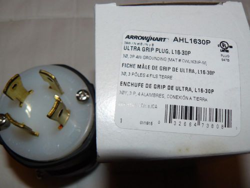 Arrow Hart Ultra Grip Twist Lock Plug NEMA L16-30P 30A 480V 3? AHL1630P