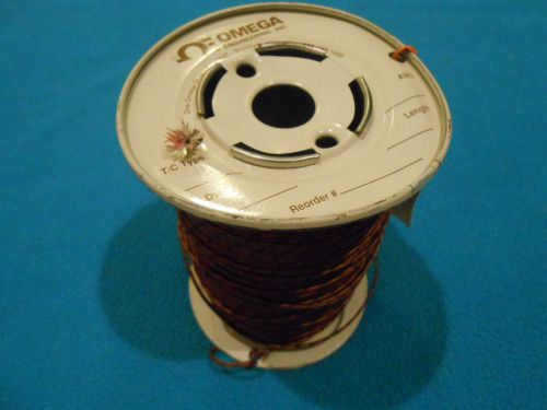 Omega Engineering Thermocouple Wire, J-Type, GG-J-24S-SLE, Brown Spool Roll