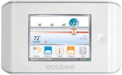 ecobee Smart Thermostat 4 Heat-2 Cool with Full Color Touch Screen  (EB-STAT-02)