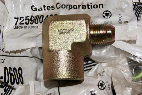 (QTY 20) GATES - Part # 6MJ-8FP90, G60514-0608 Male JIC 37 Flare to Female Pipe