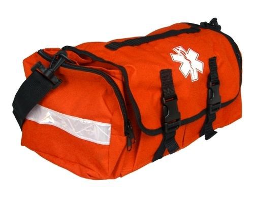 First Responder EMS EMT Trauma Bag With Reflectors - Orange