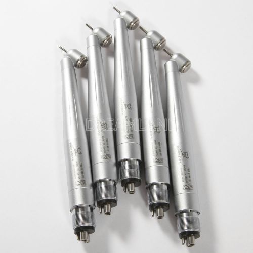 5pcs nsk style 4hole dental surgical 45° degree high speed handpiece medical -is for sale