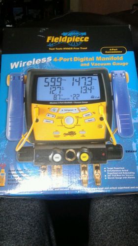 Fieldpiece sman460 wireless 4-port digital manifold with vacuum gauge for sale