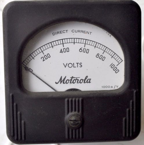 Simpson &#034;Motorola&#034; Panel Meter Model 27 0-1000 DC Volts 3-1/2&#034;
