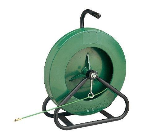 Greenlee 542-200 200-feet x 3/16-inch fiberglass fish tape in reel stand for sale