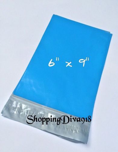 50 Bright Blue 6 x 9 Poly Mailers Envelopes Shipping Bags