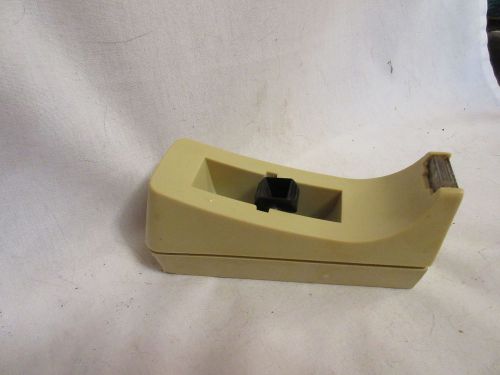 Vintage Blonde Weighted SCOTCH Desk Tape Dispenser Model C38