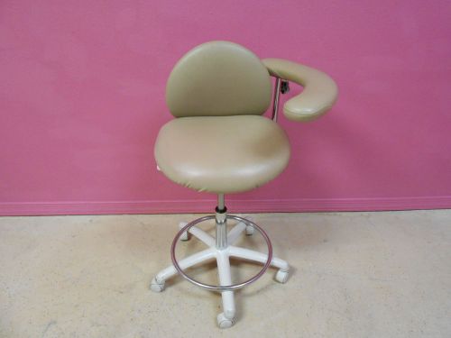 Galaxy Surgical Dental Medical Chair Stool w/ Ratcheting Body Support Model 2020