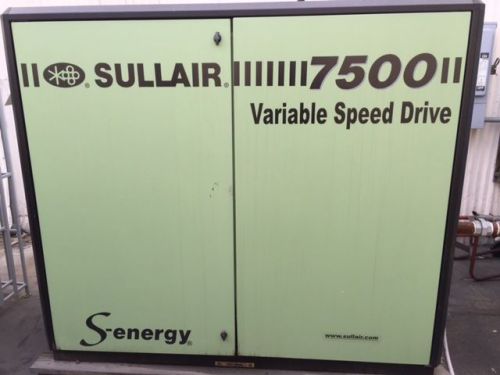 Sullair air compressor 7500v variable speed 100hp for sale