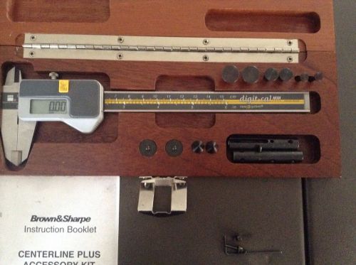 Brown &amp; sharpe digital caliper set 599-571--20-1 &amp; 599-579-200 for sale