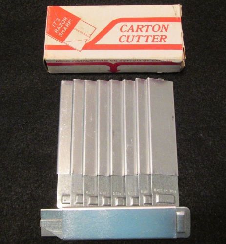 BOX CUTTERS CARTON 9 PCS. USA