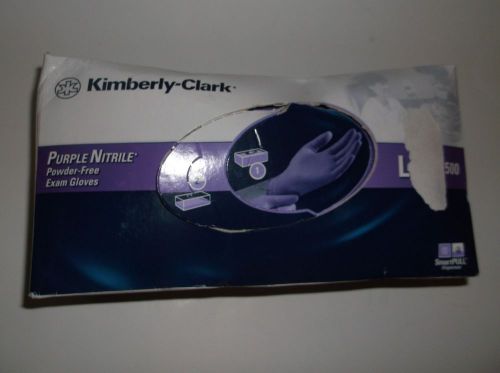 Kimberly Clark Purple Nitrile Powder Free Exam Gloves 100ct. #KC500