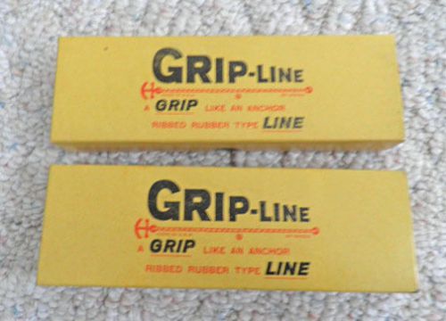 Vintage Grip-Line Ribbed Rubber Type Line