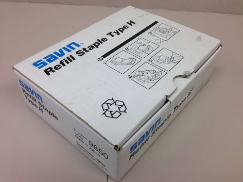 Genuine Savin Ricoh Copier Type H 5 Pack Staple Refills 9850 NOS