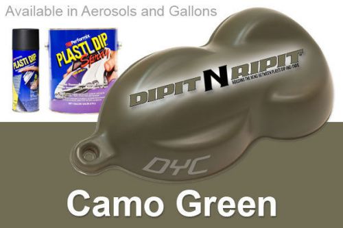 Performix plasti dip gallon of ready to spray matte camo green rubber coating for sale