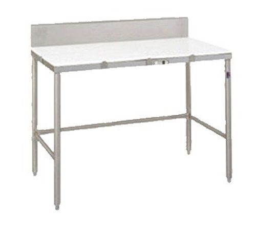 John Boos TC106 Worktable with Cutting Board Top - 60&#034; 60&#034;W x 36&#034;D Stainless...