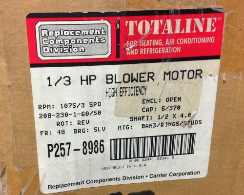 ~discount hvac~ ms-p2578986-totaline blower motor 1/3hp 1075rpm 230v 1ph rev rot for sale