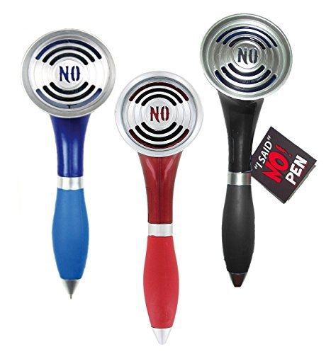 DM Merchandising 3pc I Said No Pen in Red, Blue and Black Pack of 3 Talking Pens