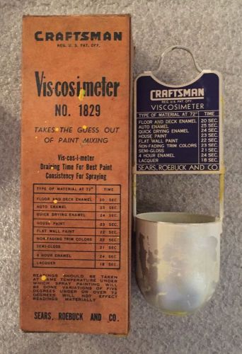 Craftsman Vis-cos-i-meter Cup #1829 in Spray Painting: Paint, Enamels,or Lacquer