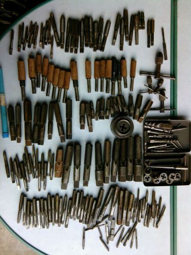 Vintage Tap and Die tools LOT of 150-+ Greenfield, Butterfield Card Hanson Morse