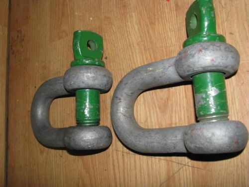 12 ton chain shackle lifting pulling tie down  two for one bid. for sale