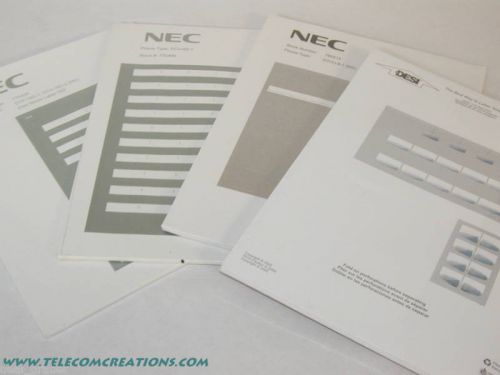 DESI Laser Labels for NEC IPK DCR-60 15 sheets 1 label per sheet Stock# 780430