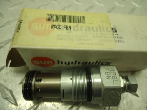 Sun hydraulics relief valve rpgc fbn new for sale