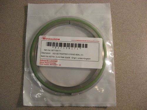 Edwards iso100 trapped o-ring seal (viton) b27158171, new for sale