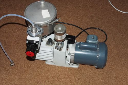 (USED) Leybold Trivac Vacuum Pump Model D4A with 1/3 HP GE Motor
