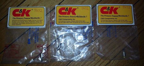 C&amp;K 8632 Toggle Switch (Lot of 3) Switches New Component LAST ONES!!!
