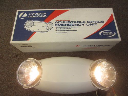Lithonia Emergency Light ELM2 New White Adjustable Lamps 120 or 277 Volts NIB