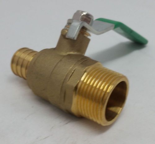 1/2&#034; male pipe threaded (mpt) ball valve x 1/2&#034; pex  box of 10 for sale